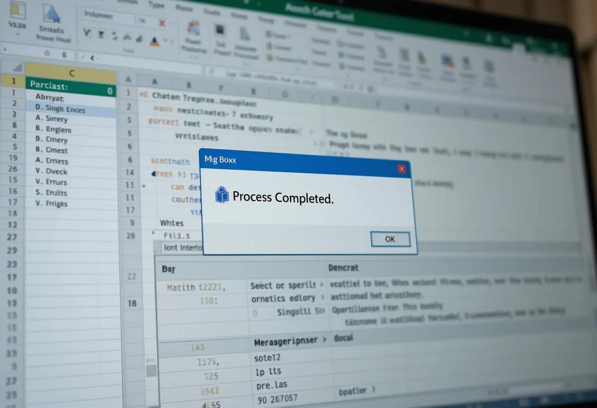 Excel VBA Message Box