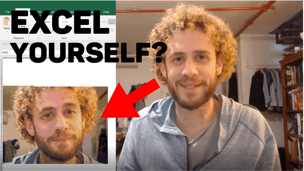 Make Your Excel Spreadsheet into a Bitmap Image With This Excel Magic Trick
