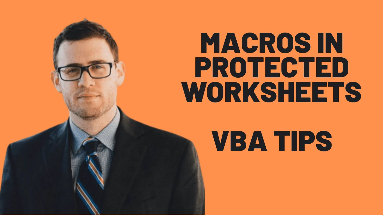 macros in protected worksheets