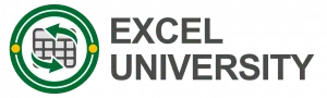 Excel University course platform screenshot — Jeff Lenning's CPE-eligible Excel training for accountants and CPAs